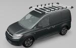 Rhino-Dachträger aus Aluminium für VW Caddy L1H1 ( 2021 ) mit Heckklappe